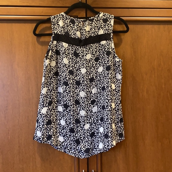 CAbi blue and white polkadot tank Jot Top - Picture 9 of 11